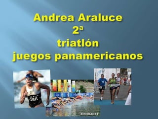 Andrea Araluce 2ª triatlónjuegos panamericanos  