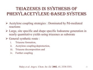 Triazenes : A Versatile Tool In Medicinal Chemistry [Autosaved] | PPT