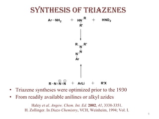 Triazenes : A Versatile Tool In Medicinal Chemistry [Autosaved] | PPT