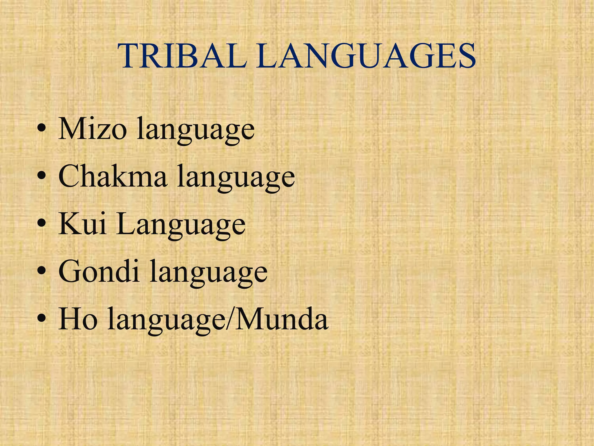 Tribal education | PPTX