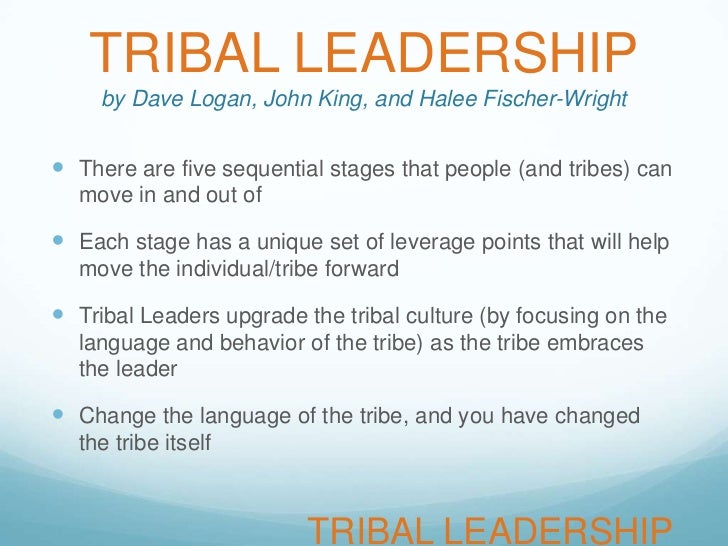 tribal leadership slideshare