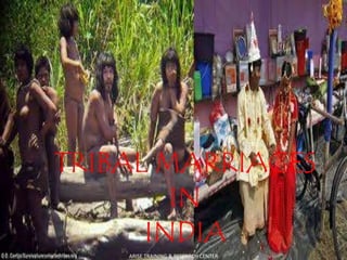 TRIBAL MARRIAGES
IN
INDIA
ARISE TRAINING & RESEARCH CENTER
 
