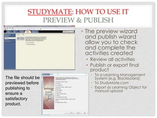 Tribe study mate presentation | PPTX