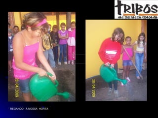 REGANDO  A NOSSA  HORTA 