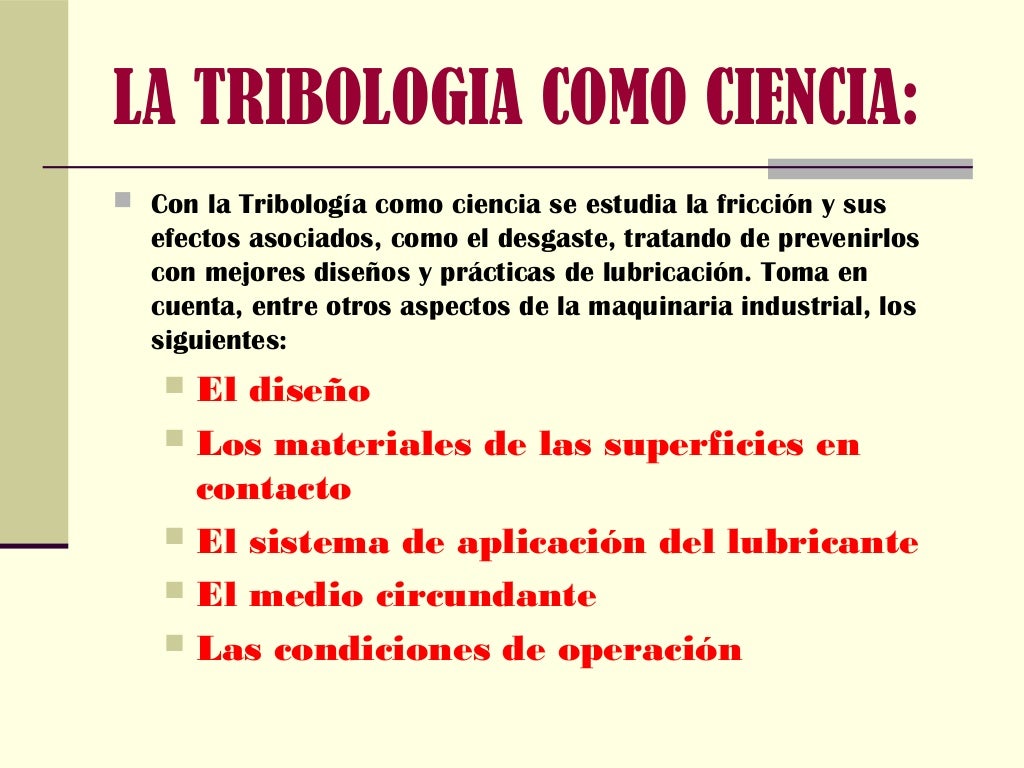 tribologia