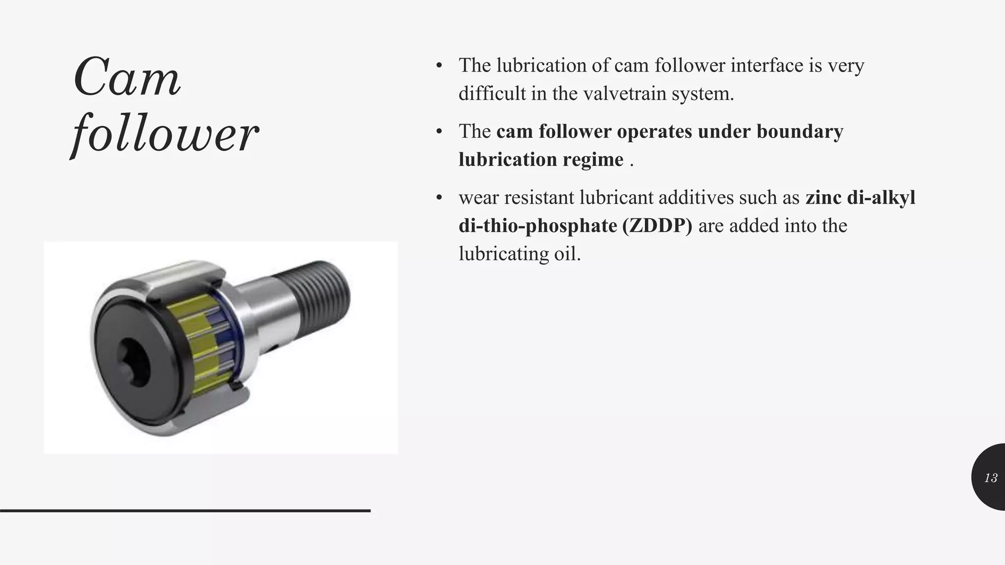 Valvetrain Additive Tribological aspects of automotive engine | PPTX