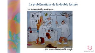 La problématique de la double lecture
www.cancer-rose.fr
 