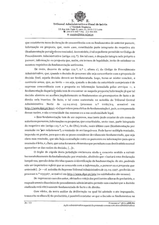Sentença do Tribunal Administrativo sobre processo do STAL contra Câmara de Tomar