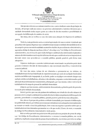 Sentença do Tribunal Administrativo sobre processo do STAL contra Câmara de Tomar