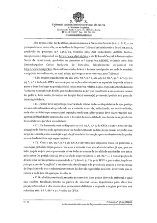 Sentença do Tribunal Administrativo sobre processo do STAL contra Câmara de Tomar