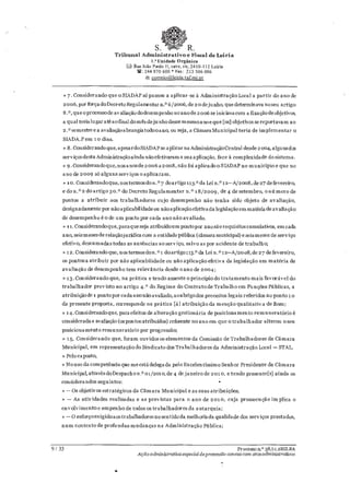 Sentença do Tribunal Administrativo sobre processo do STAL contra Câmara de Tomar