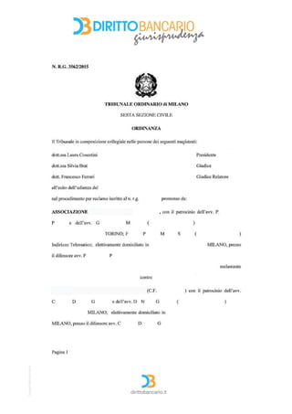 Tribunale milano 3_aprile_2015