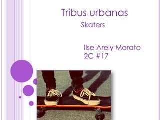 Tribus urbanas
Skaters
Ilse Arely Morato
2C #17
 