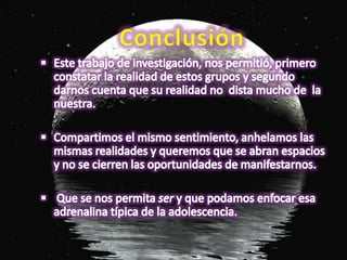 Tribus urbanas diapositivas