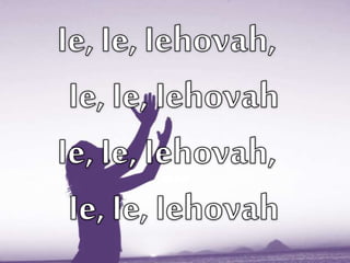 Tributo a Iehovah - Adhemar de Campos