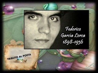 Poeta Federico García Lorca.