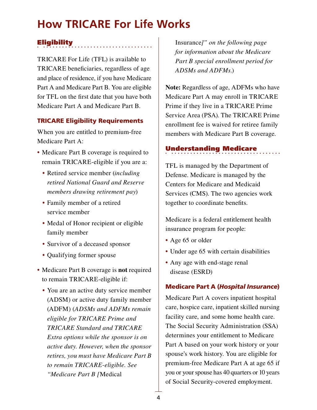Tricare For Life handbook 2011 smaller lo res
