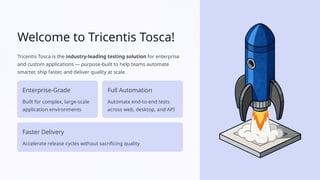 Tosca Installation & Setup – Getting Started | PPTX