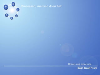 Processen, mensen doen het