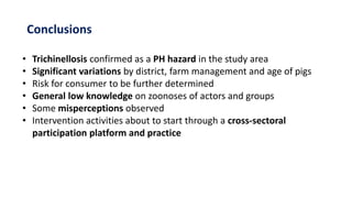 Using a One Health approach to assess and reduce parasitic foodborne diseases such as trichinellosis in Southern Laos