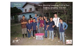 Using a One Health approach to assess and reduce parasitic foodborne diseases such as trichinellosis in Southern Laos