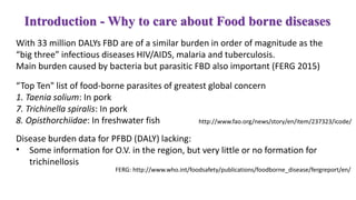 Using a One Health approach to assess and reduce parasitic foodborne diseases such as trichinellosis in Southern Laos