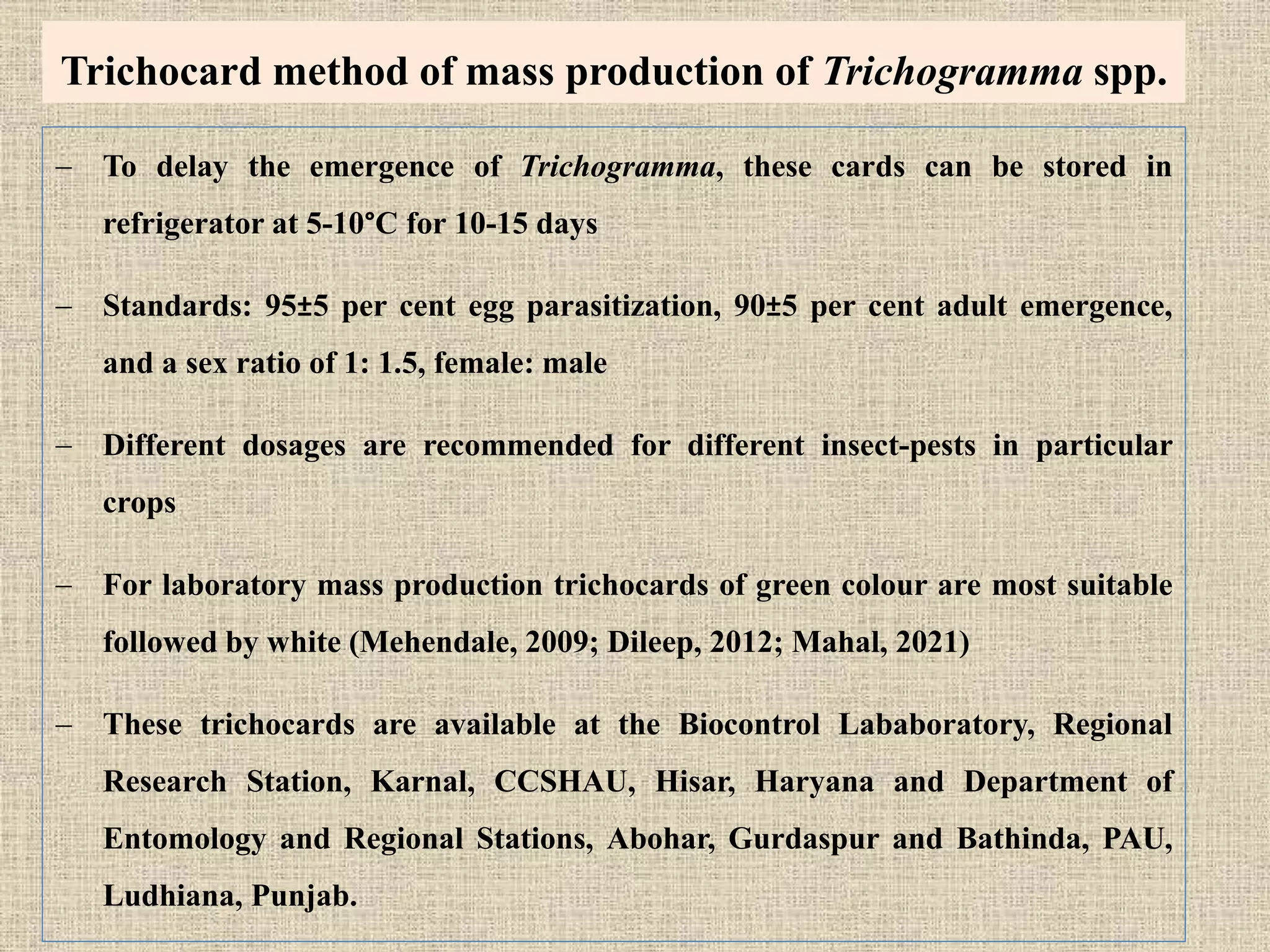 TRICHOGRAMMATIDS IN BIOLOGICAL CONTROL OF INSECT PESTS.pptx