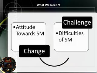 What We Need?! 
 