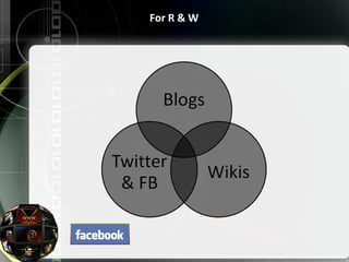 For R & W 
 