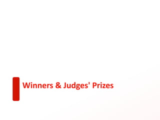 Winners & Judges' Prizes
 