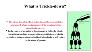 trickle down hypothesis refers to