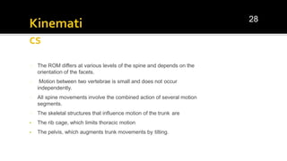 Trick movements of spine | PPT