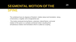 Trick movements of spine | PPT