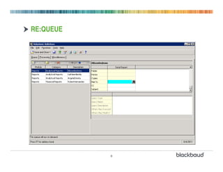 RE:QUEUE




           8
 