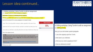 Lesson idea continued..
 