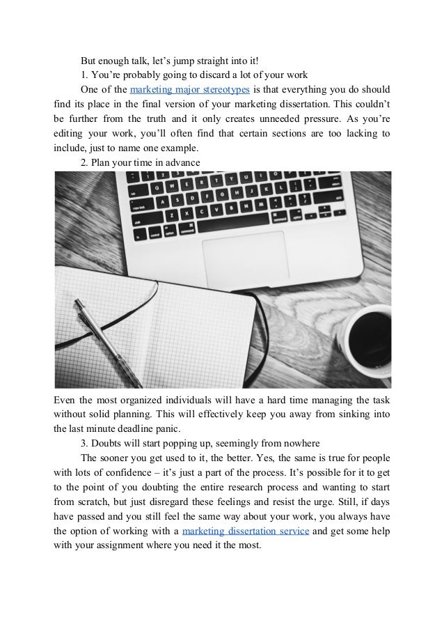 Dissertation projects on marketing