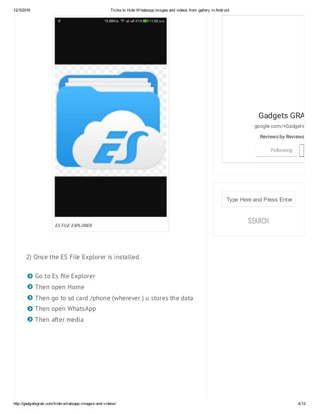 Tricks To Hide Whatsapp Images And Videos From Gallery In Android Tricks To Hide Whatsapp Images And Videos From Gallery In Android