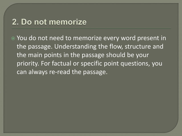 Tricks to solve reading comprehension | PPTX