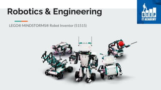 Robotics & Engineering
LEGO® MINDSTORMS® Robot Inventor (51515)
 
