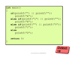 Tricky questions in c set 1 | PDF