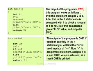 Tricky questions in c set 1 | PDF