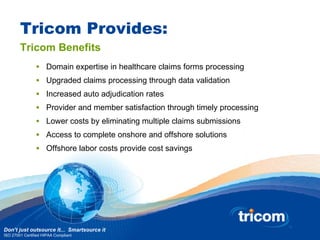 Tricom Healthcare | PPT