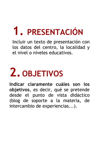 Tridecálogo sobre blogs