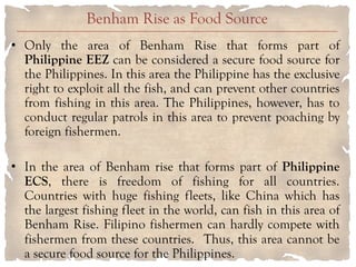 Implications of Chinese Activities in the South China Sea and Benham ...