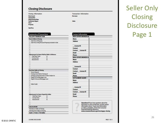 trid regulations presentation by h h settlement seller s closing statement form