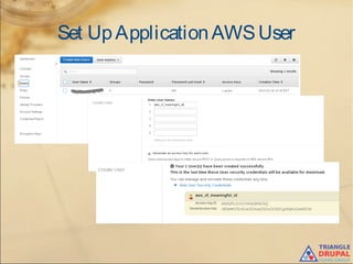 Set UpApplicationAWSUser
 