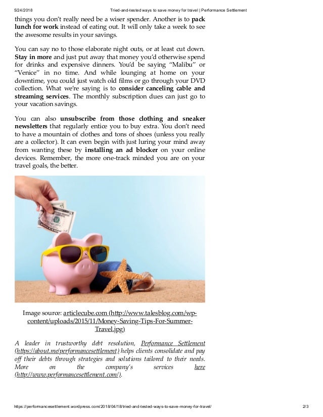 Tried And Tested Ways To Save Money For Travel - 5 24 2018 tried and tested ways to save money for travel