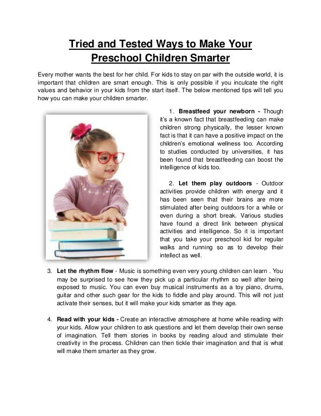 How Outdoors Makes Your Kids Smarter >> Tried And Tested Ways To Make Your Preschool Children Smarter How Outdoors Makes Your Kids Smarter >> Tried And Tested Ways To Make Your Preschool Children Smarter