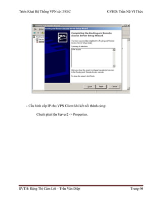 Tài liệu về VPN IPSEC - Trển khai VPN có IPsec trên Windows Server