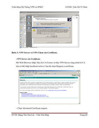 Tài liệu về VPN IPSEC - Trển khai VPN có IPsec trên Windows Server